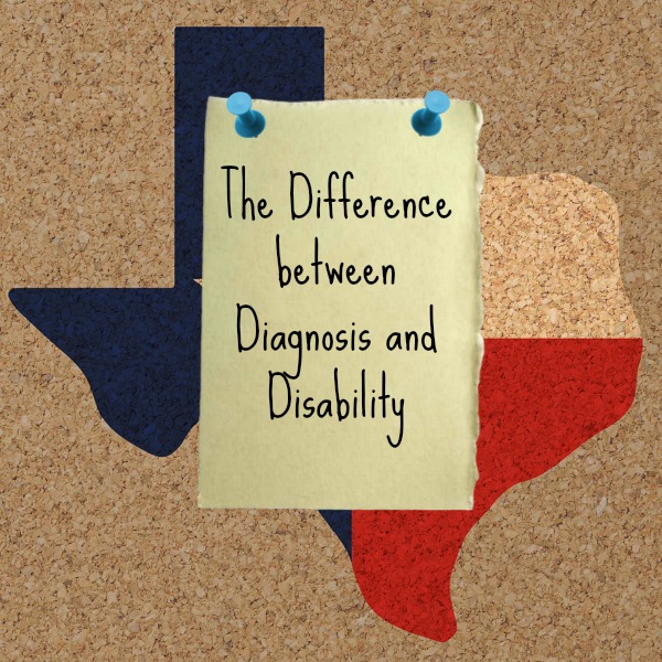 Diagnosis vs. Disability